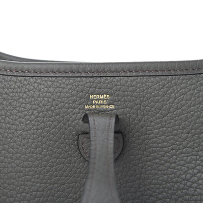 Hermes Taurillon Clemence Evelyne TPM Vert De Gris 8 of 9