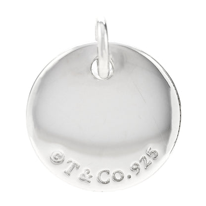 Tiffany Sterling Silver Letter A Disc Charm 3 of 4