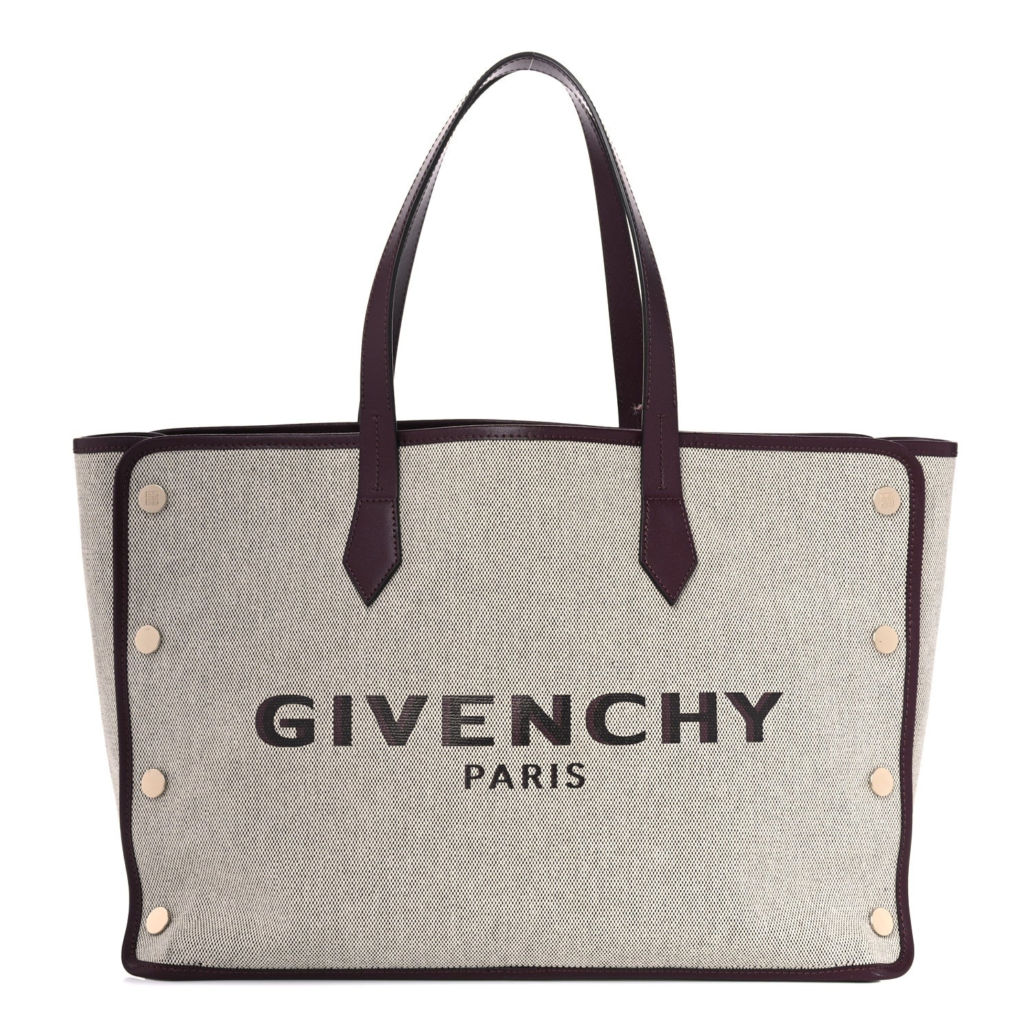 Givenchy Canvas Medium Bond Shopper Tote Aubergine 3 of 20