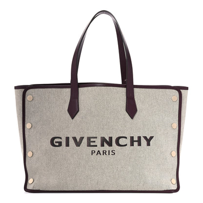 Givenchy Canvas Medium Bond Shopper Tote Aubergine 3 of 20