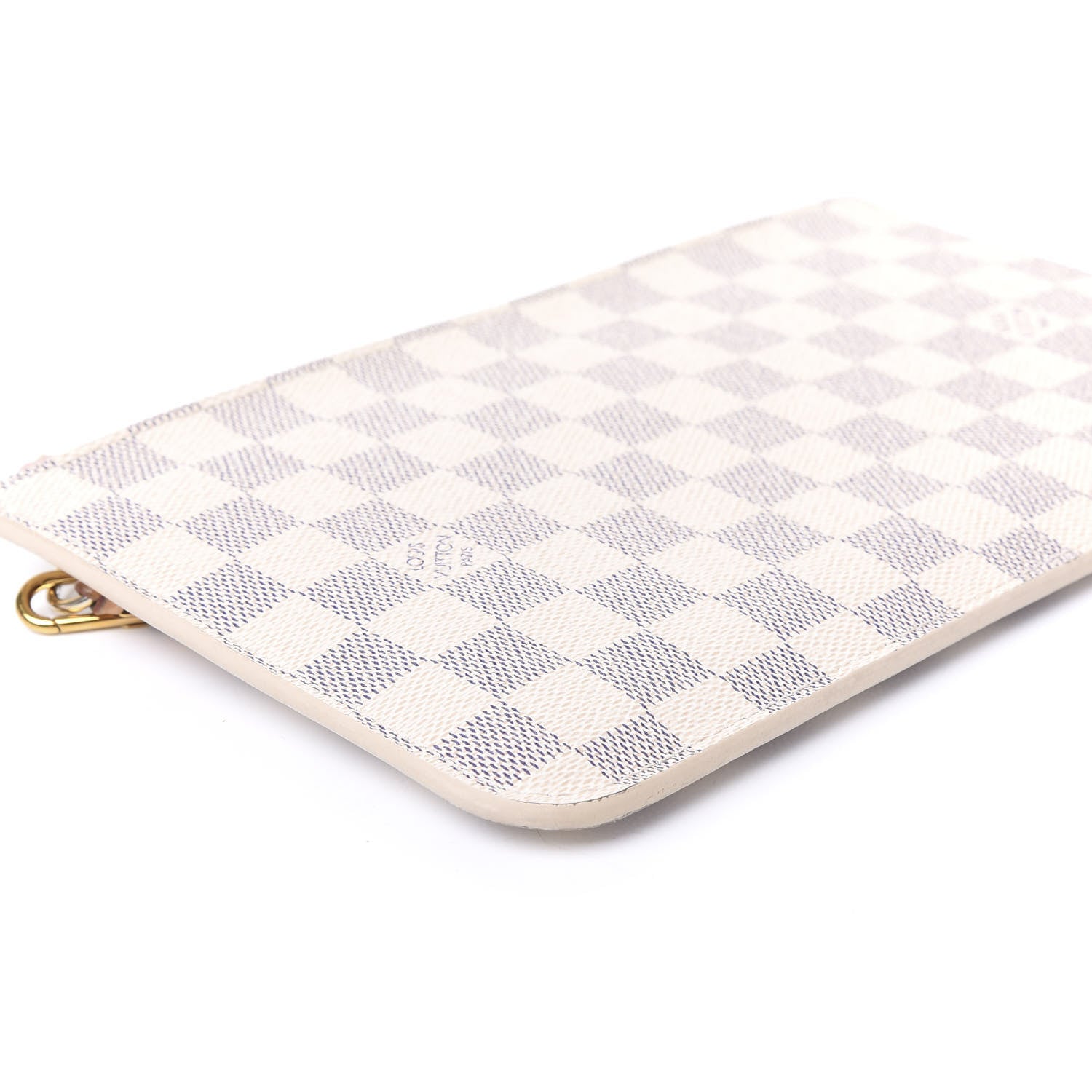Louis Vuitton Damier Azur Neverfull MM GM Pochette Rose Ballerine 8 of 9