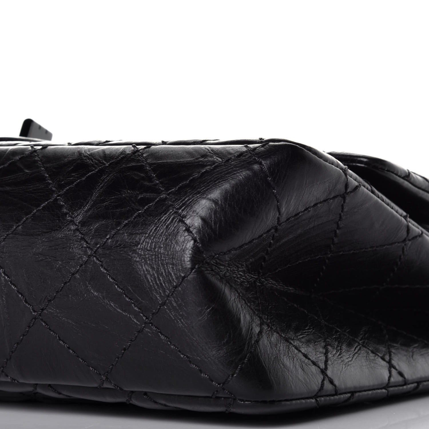 Chanel Aged Calfskin Quilted 2.55 Reissue 226 Flap So Black 9 of 10