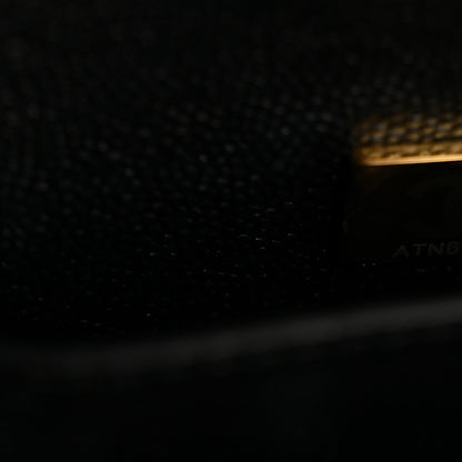 Chanel Caviar Quilted Small Shopping Tote  Black 7 of 14