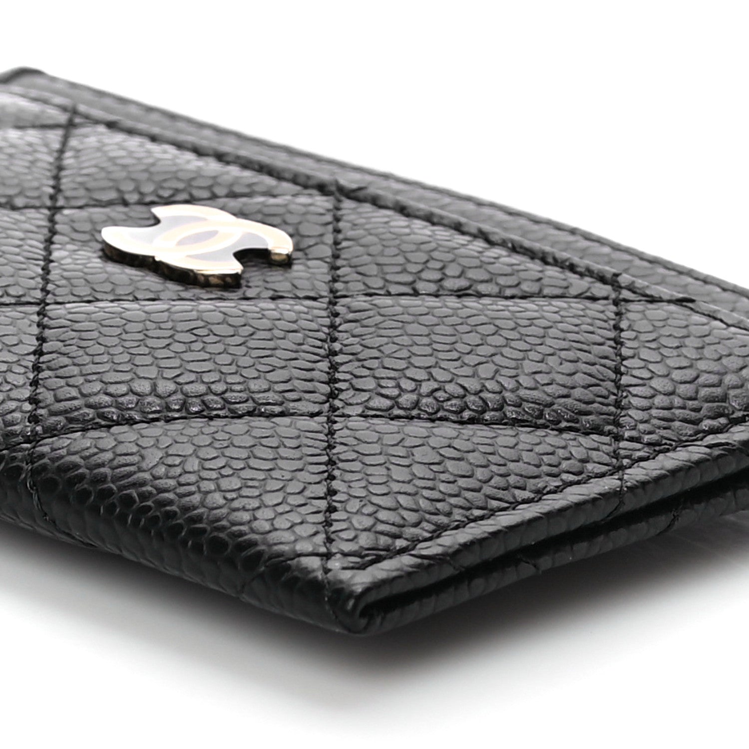 Chanel Caviar Quilted Card Holder Black 11 of 12