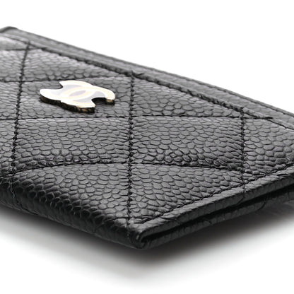 Chanel Caviar Quilted Card Holder Black 11 of 12