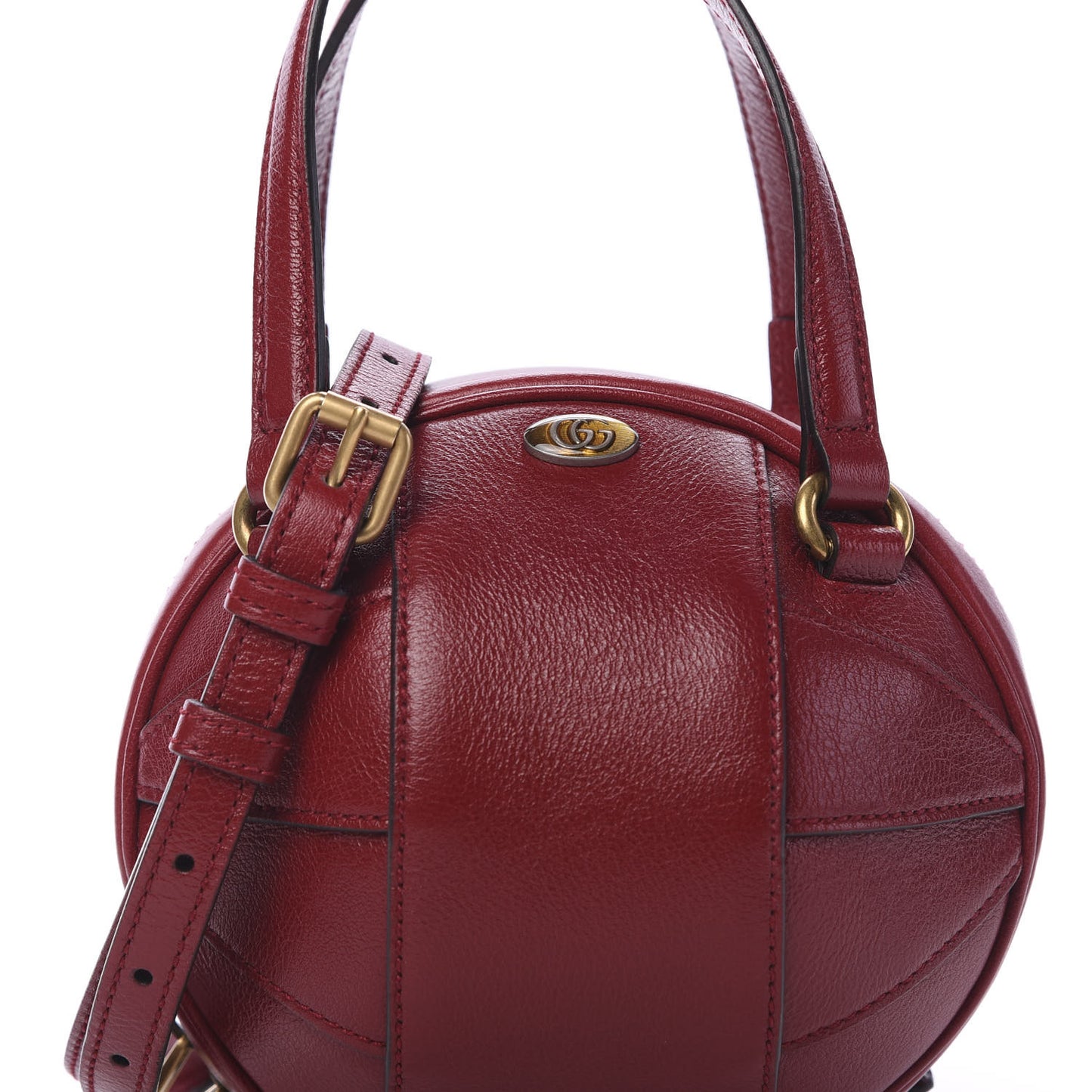 Piuma Lux Energy Mini Tifosa Basketball Shaped Shoulder Bag Romantic Cerise