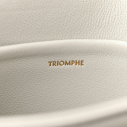 Celine Shiny Calfskin Teen Triomphe Chalk 7 of 12