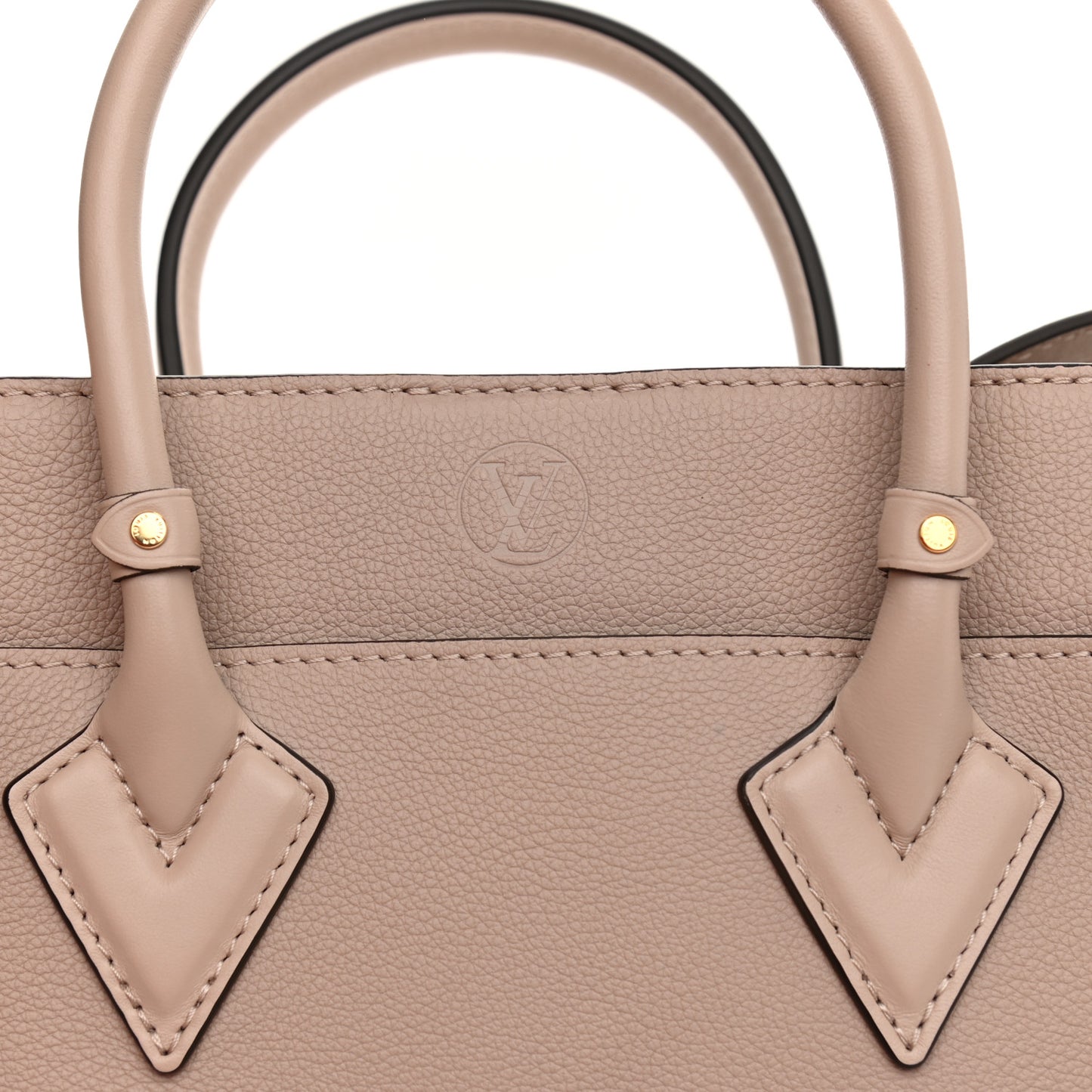 Calfskin Monogram On My Side PM Greige