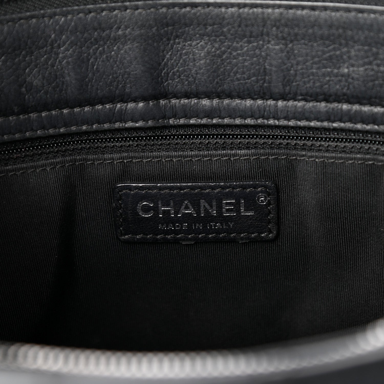Chanel Calfskin Quilted Frame In Chain Tote Black 6 of 9