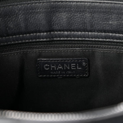 Chanel Calfskin Quilted Frame In Chain Tote Black 6 of 9