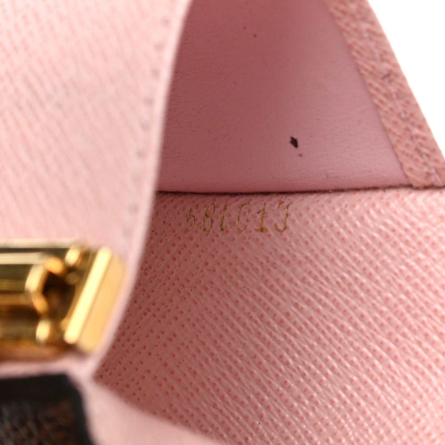 Damier Ebene Multicles 6 Key Holder Rose Ballerine