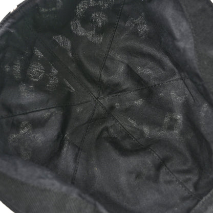 Chanel Cotton Cap Hat Black White 7 of 10