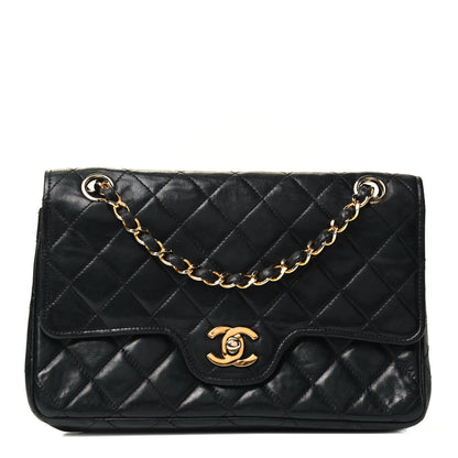 Chanel Lambskin Quilted Small Double Flap Black 1 of 4