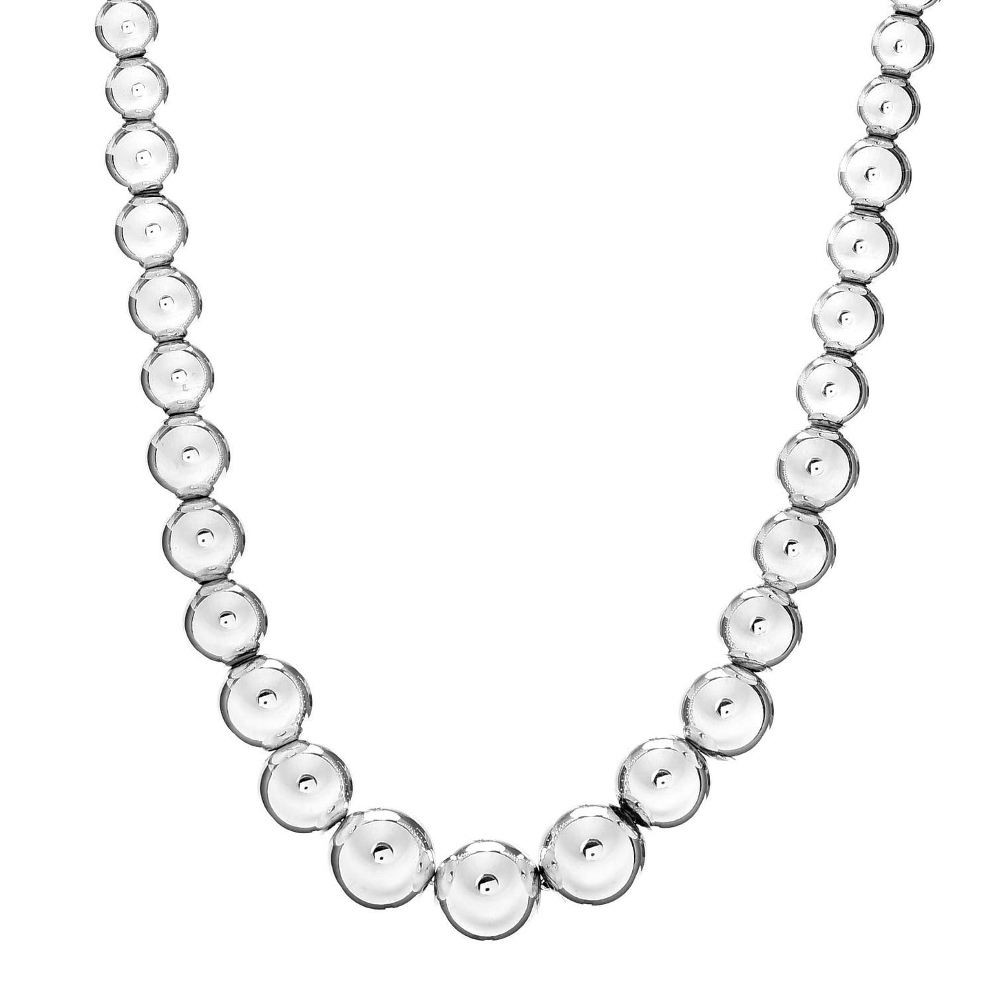 Sterling Silver HardWear Graduated Ball Necklace