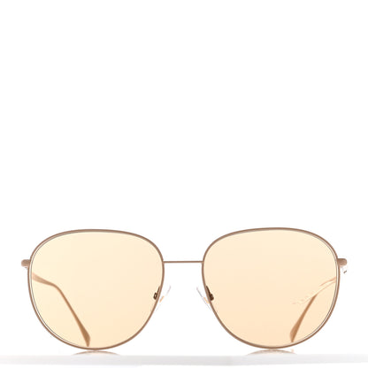 Fendi Metal Aviator Sunglasses FF 0379/G/S Gold 2 of 8