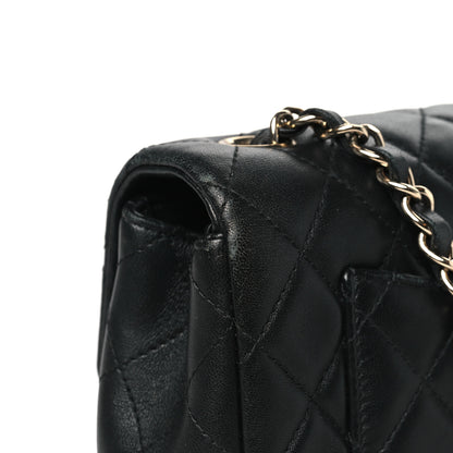 Chanel Lambskin Quilted Mini Rectangular Flap Black 11 of 13