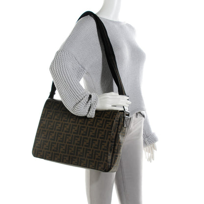 Fendi Zucca Spalmati Messenger Bag Tobacco 2 of 9