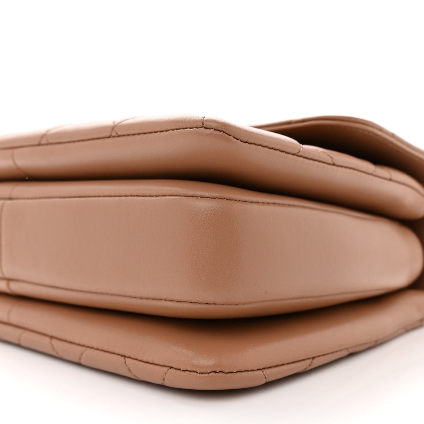 Lambskin Quilted Small Trendy CC Dual Handle Flap Bag Beige