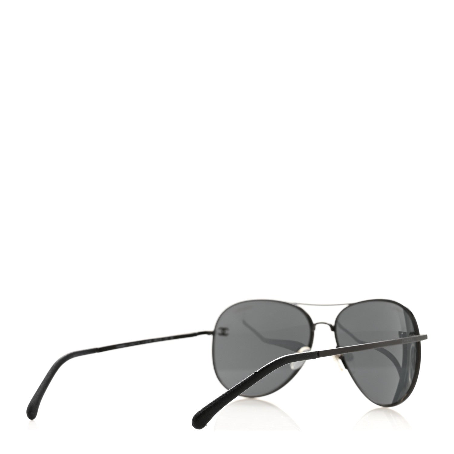 Chanel Aviator CC Sunglasses 4189-T-Q Black 4 of 8