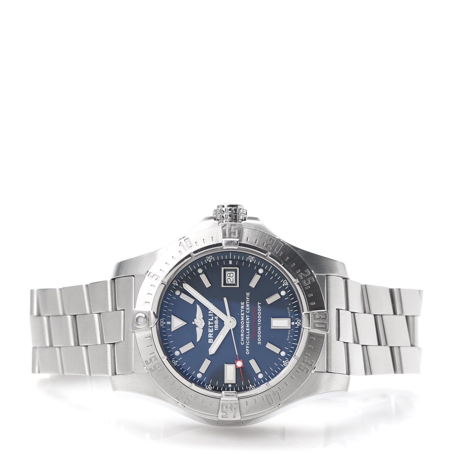 Breitling Stainless Steel 45mm Avenger Seawolf Automatic Watch Blue A1733010 3 of 7