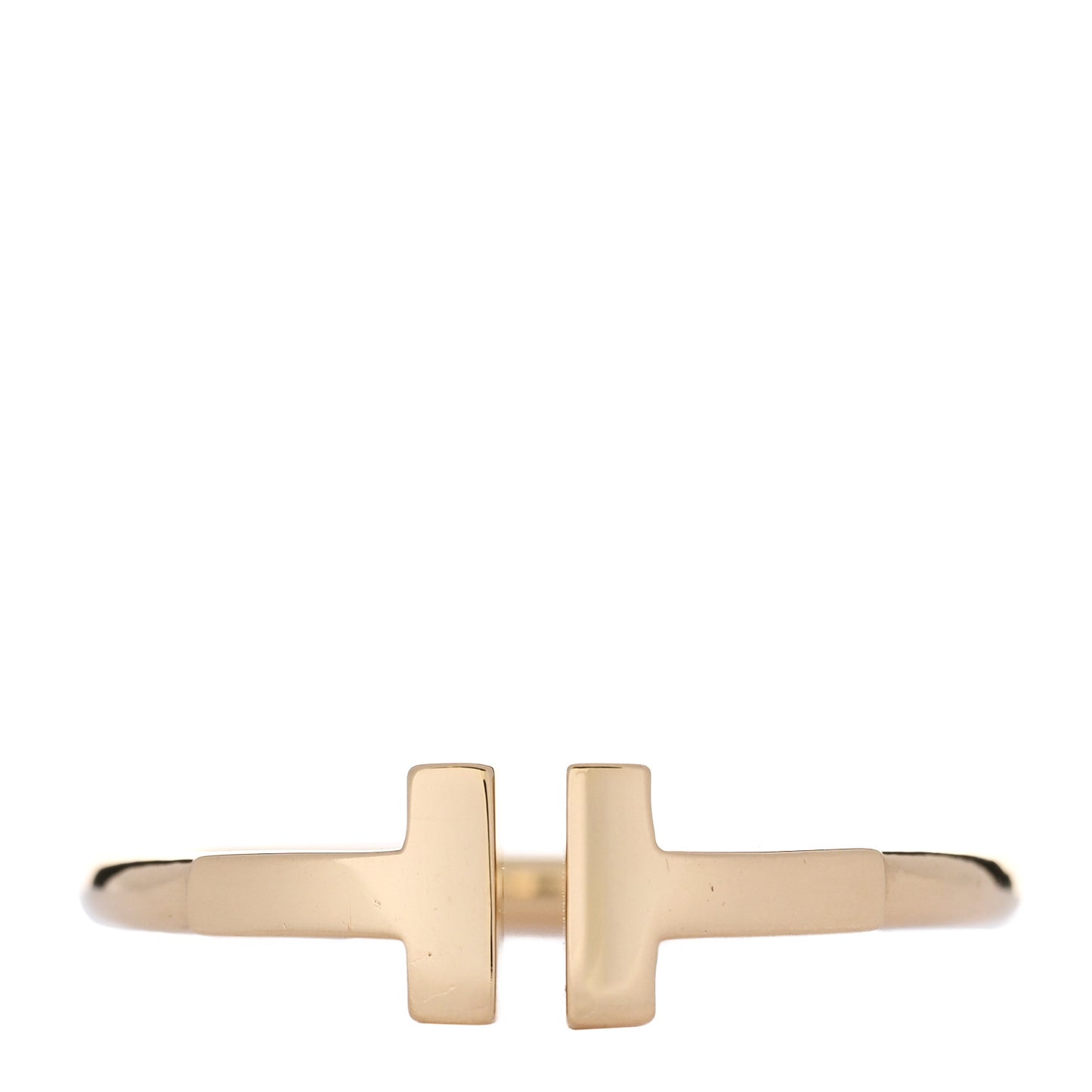 18K Yellow Gold T Wire Ring 54 7