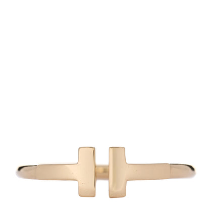 Tiffany 18K Yellow Gold T Wire Ring 54 7 1 of 5