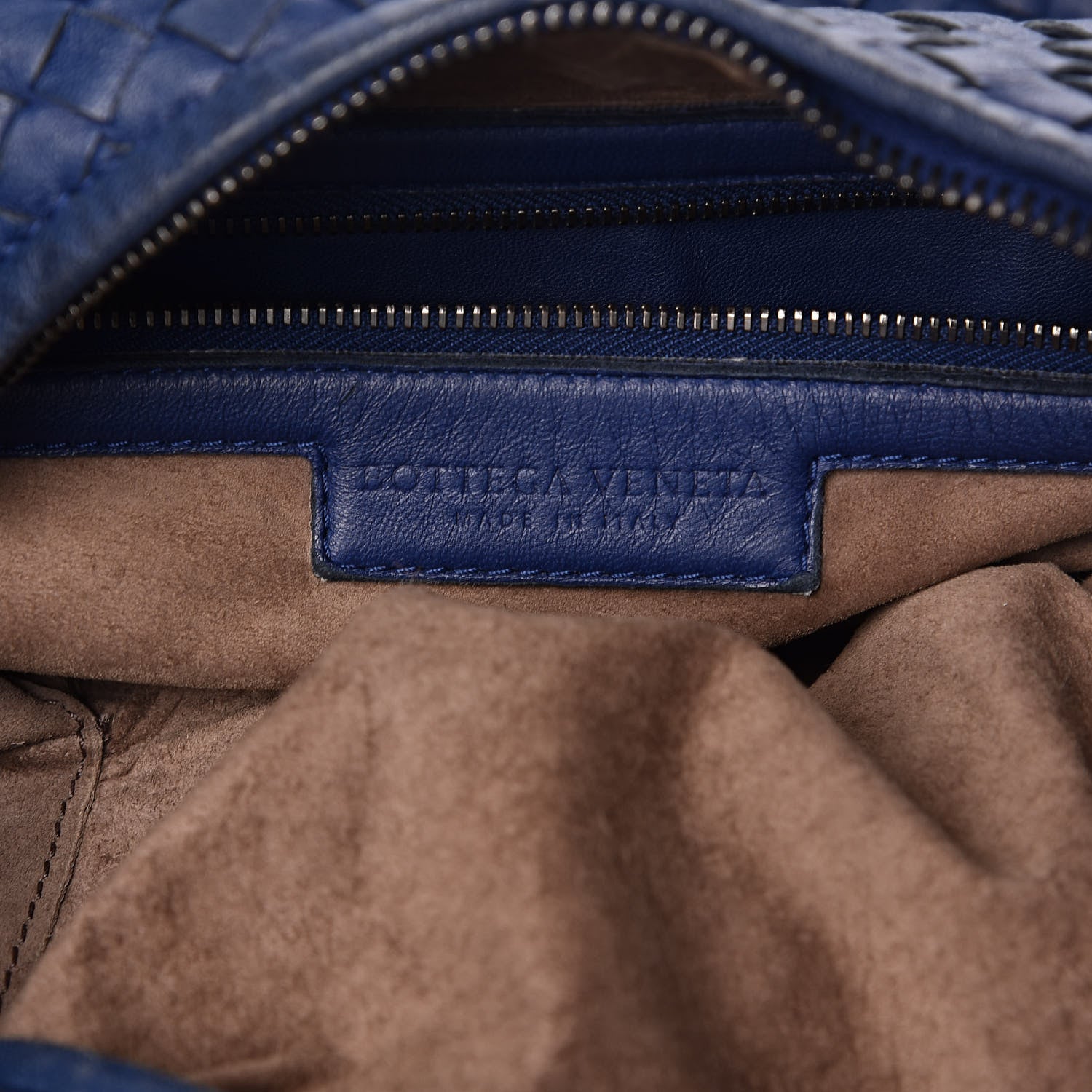 Bottega Veneta Nappa Intrecciato Large Belly Veneta Hobo Sapphire 6 of 11