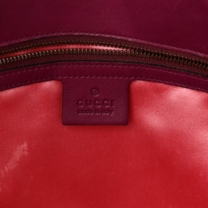 Gucci Velvet Matelasse Medium GG Marmont Shoulder Bag Fuchsia Violet Cyclamen 8 of 11