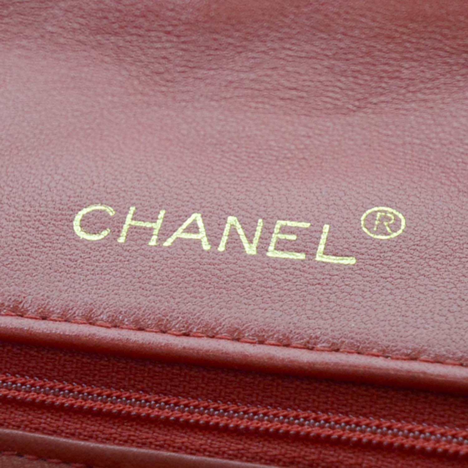 Chanel Lambskin Quilted Medium Flap Red 8 of 13