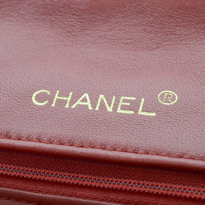 Chanel Lambskin Quilted Medium Flap Red 8 of 13