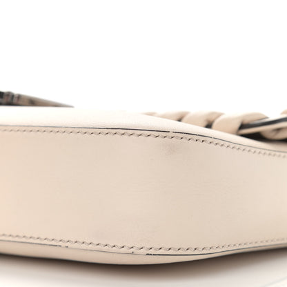 Fendi Vitello Dolce Lace Up Baguette Camelia 9 of 14