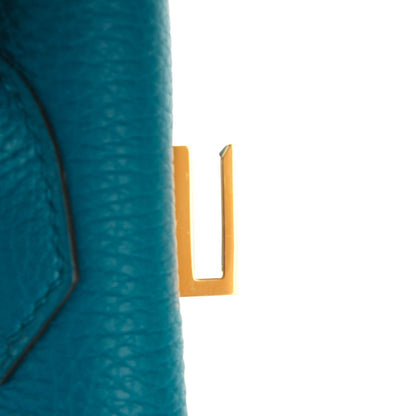 Hermes Taurillon Clemence Birkin 30 Cobalt 16 of 26
