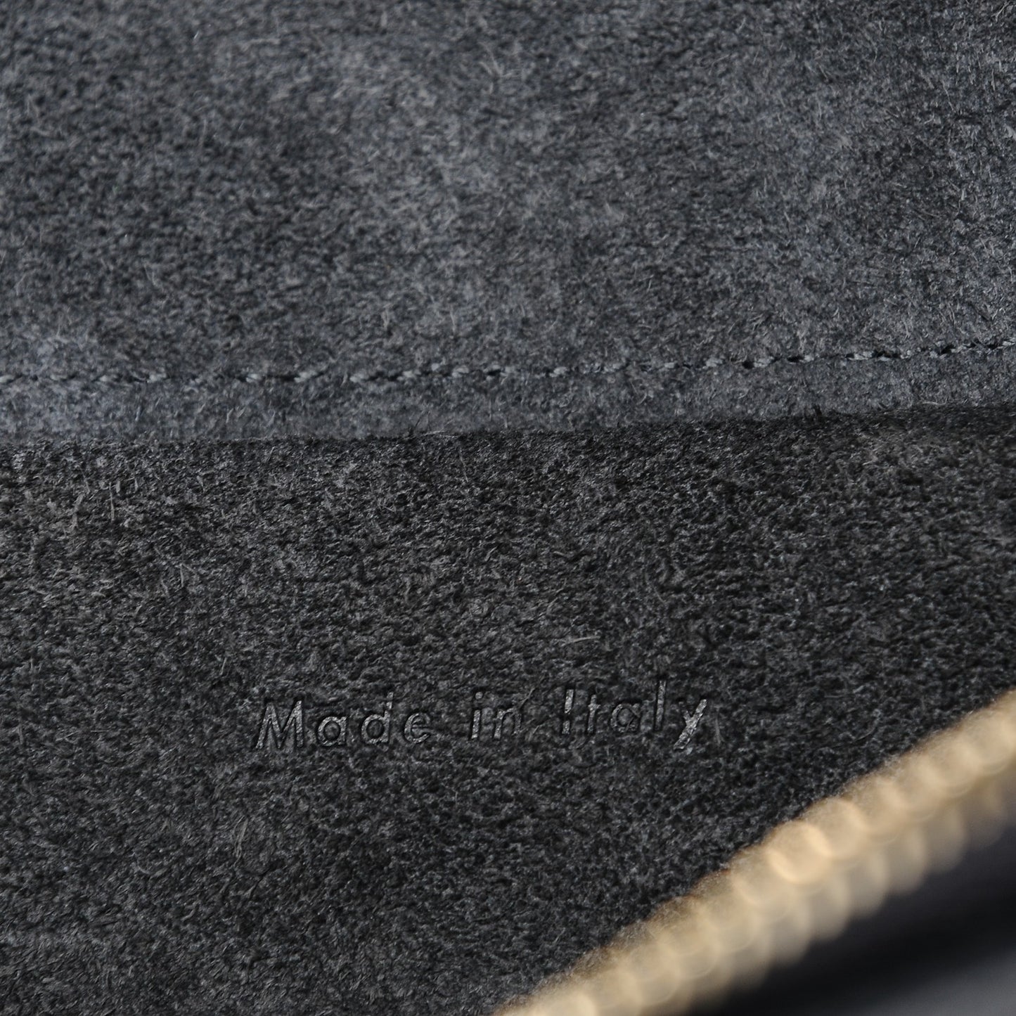 Baby Grained Calfskin Micro Belt Bag Grey