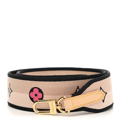 Louis Vuitton Jacquard Speedy Bandouliere 20 Shoulder Strap Black 1 of 4
