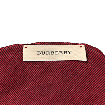 Burberry Silk Mega Check Mulberry Scarf Red 3 of 5