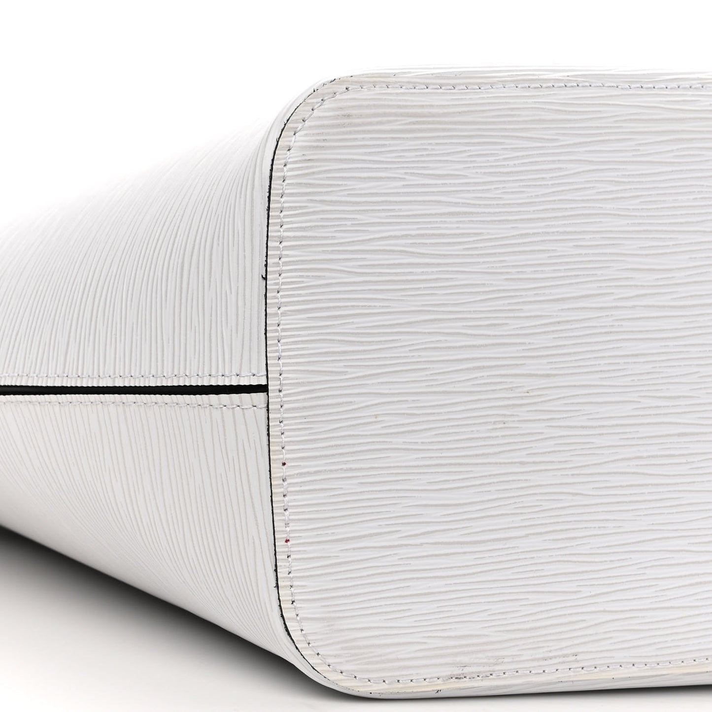 Epi Neverfull MM White Scarlet Black