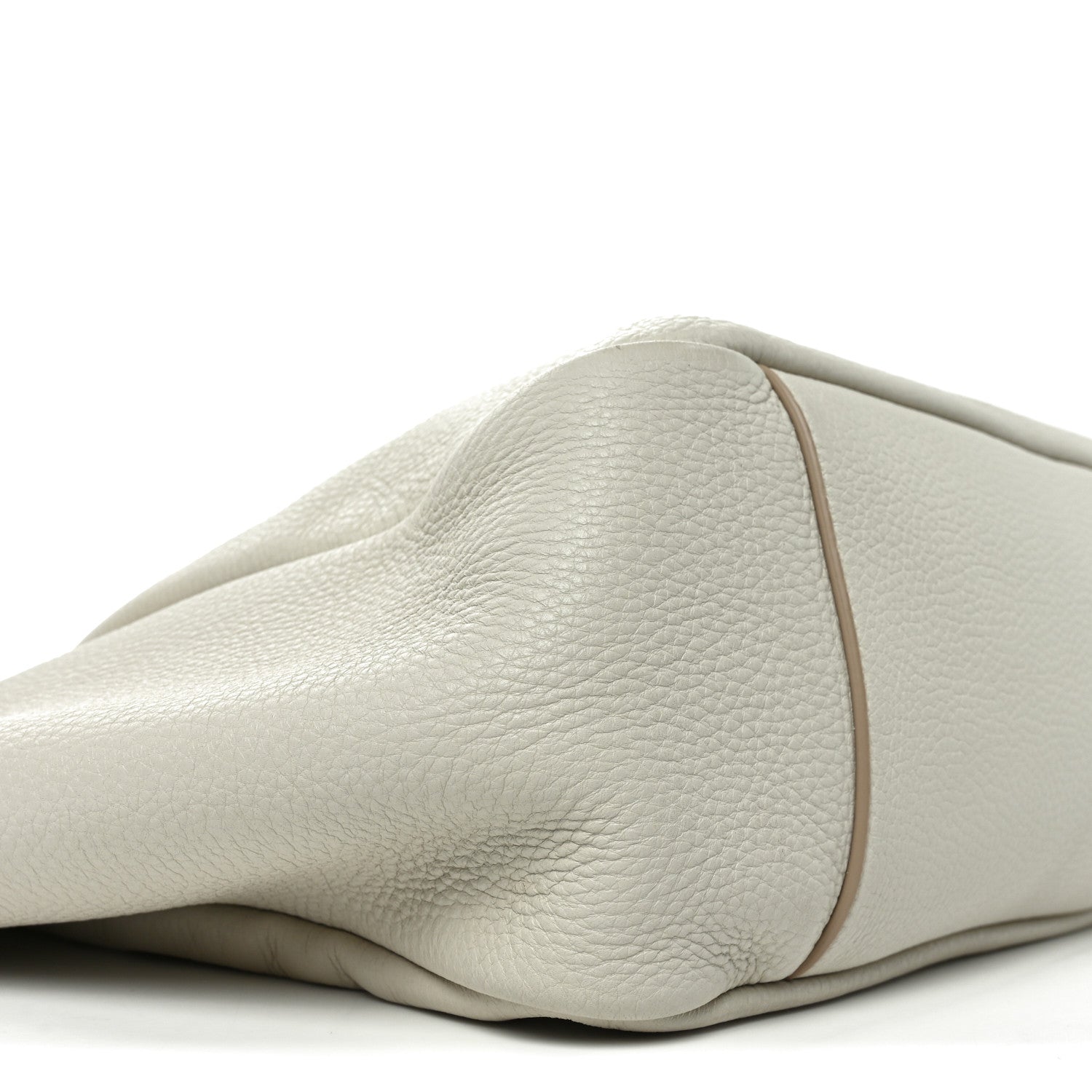 Saint Laurent Grained Deerskin Bea Tote Blanc Vintage 9 of 10