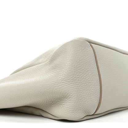 Saint Laurent Grained Deerskin Bea Tote Blanc Vintage 9 of 10