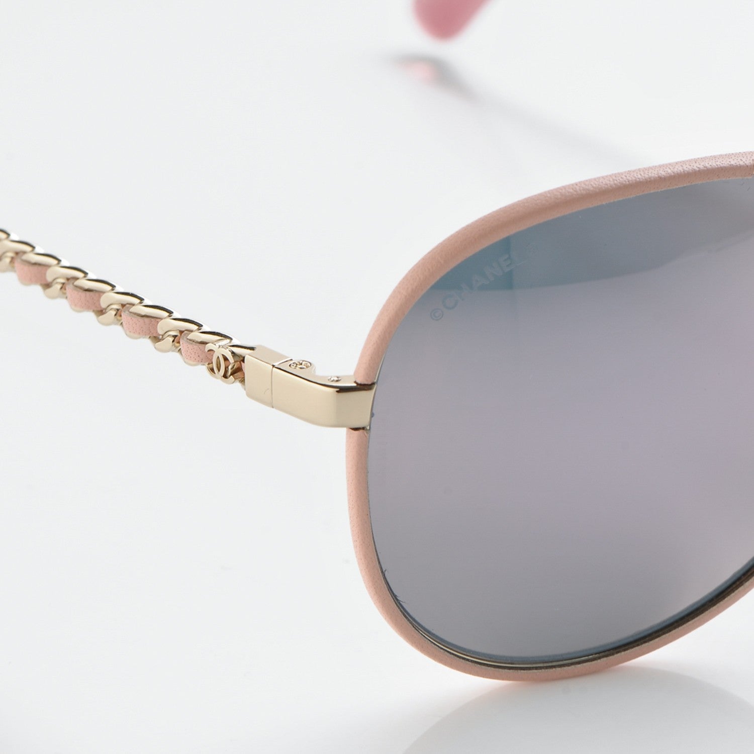 Chanel Pilot Winter Sunglasses 4219 Light Pink 7 of 7