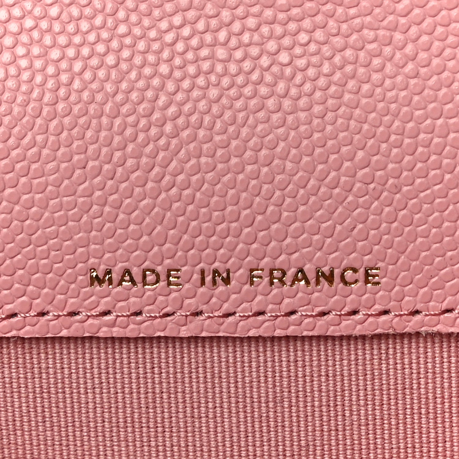Chanel Caviar Quilted Flap Card Holder Wallet Light Pink 6 of 12