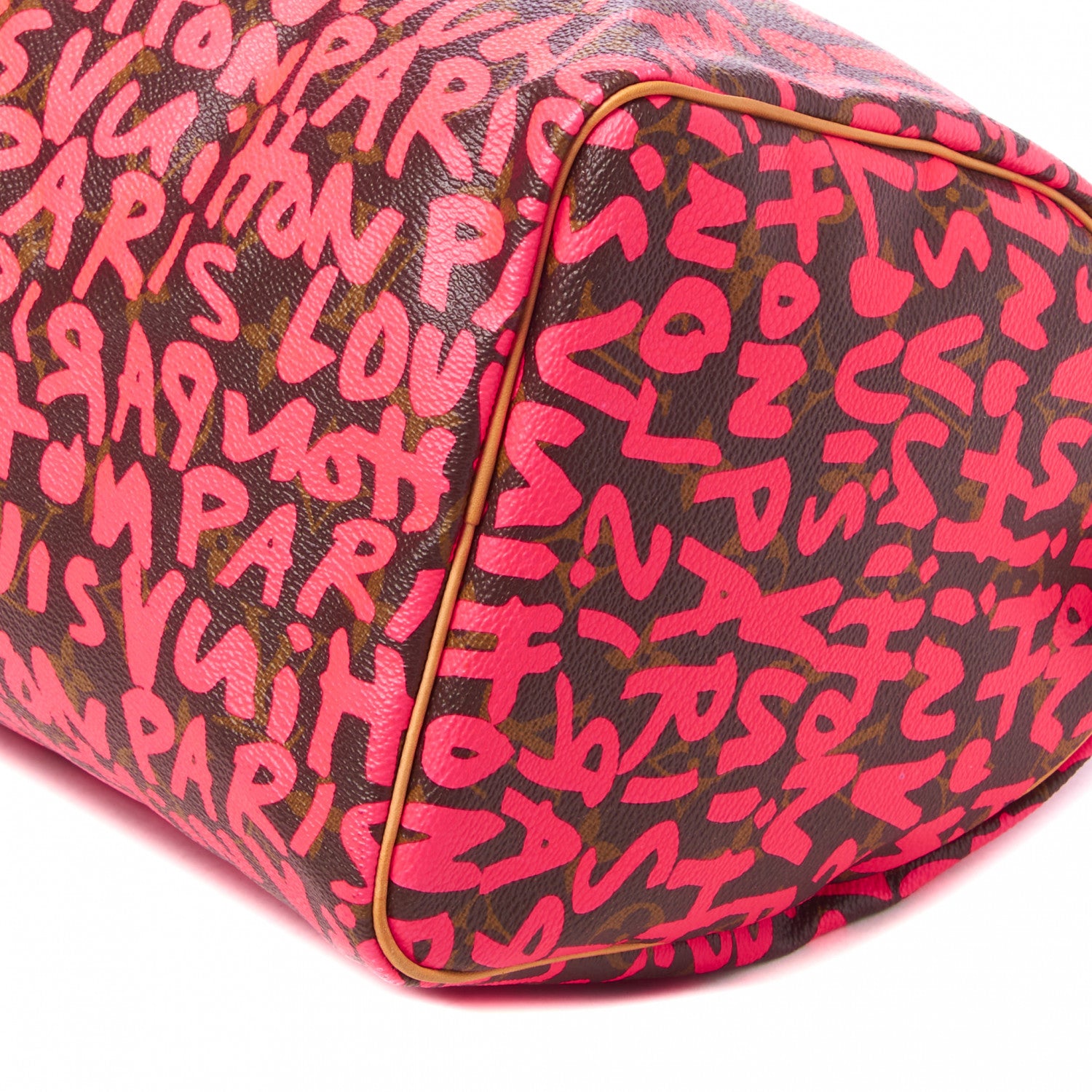 Louis Vuitton Monogram Graffiti Speedy 30 Fuchsia 5 of 8