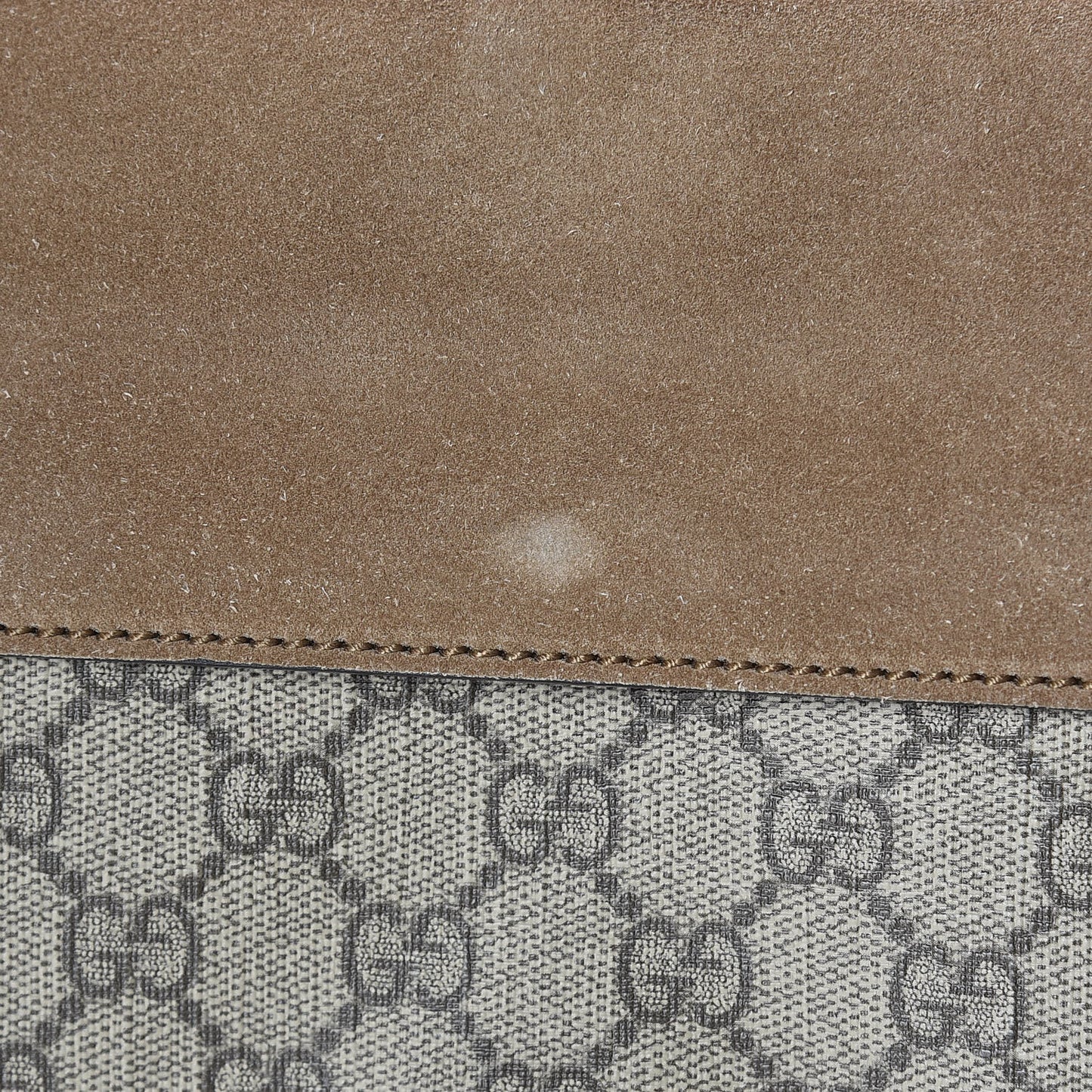 GG Supreme Monogram Small Dionysus Shoulder Bag Taupe