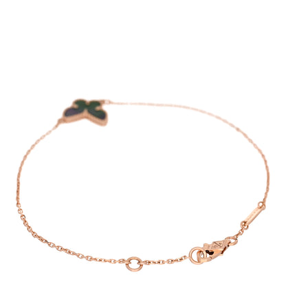 Van Cleef & Arpels 18K Rose Gold Gray Mother of Pearl Sweet Alhambra Butterfly Bracelet 2 of 4