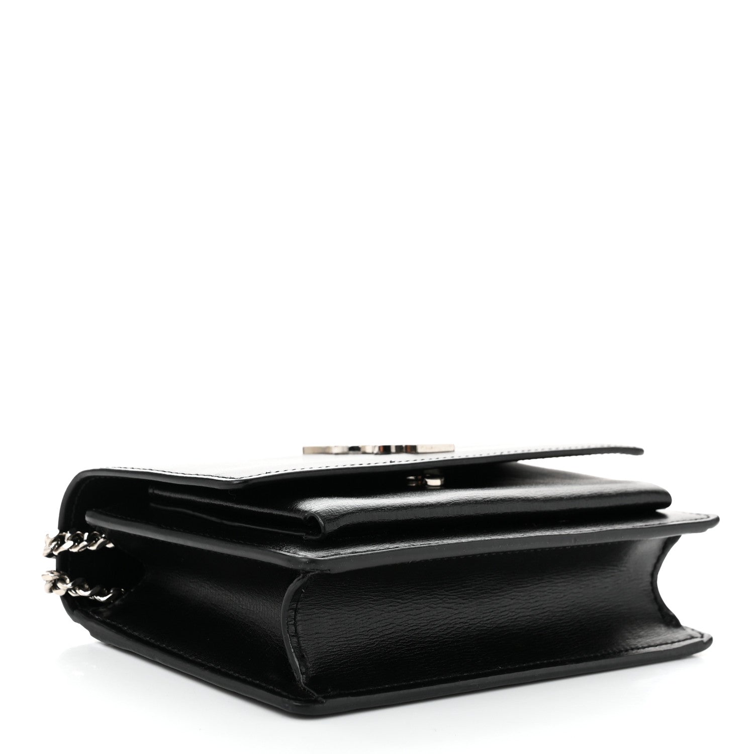 Saint Laurent Calfskin Monogram Sunset Chain Wallet 4 of 9