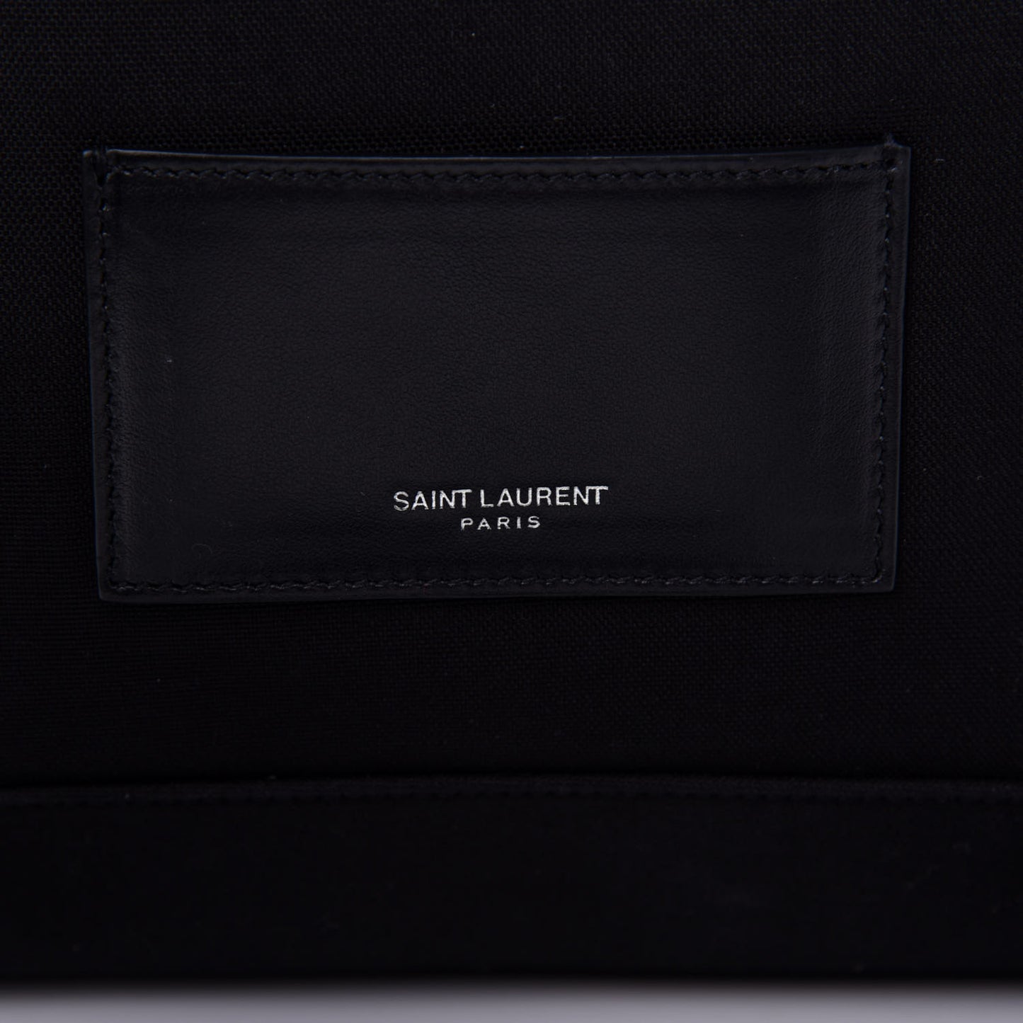 Canvas Signature Heaven Embroidered Mini City Backpack Black