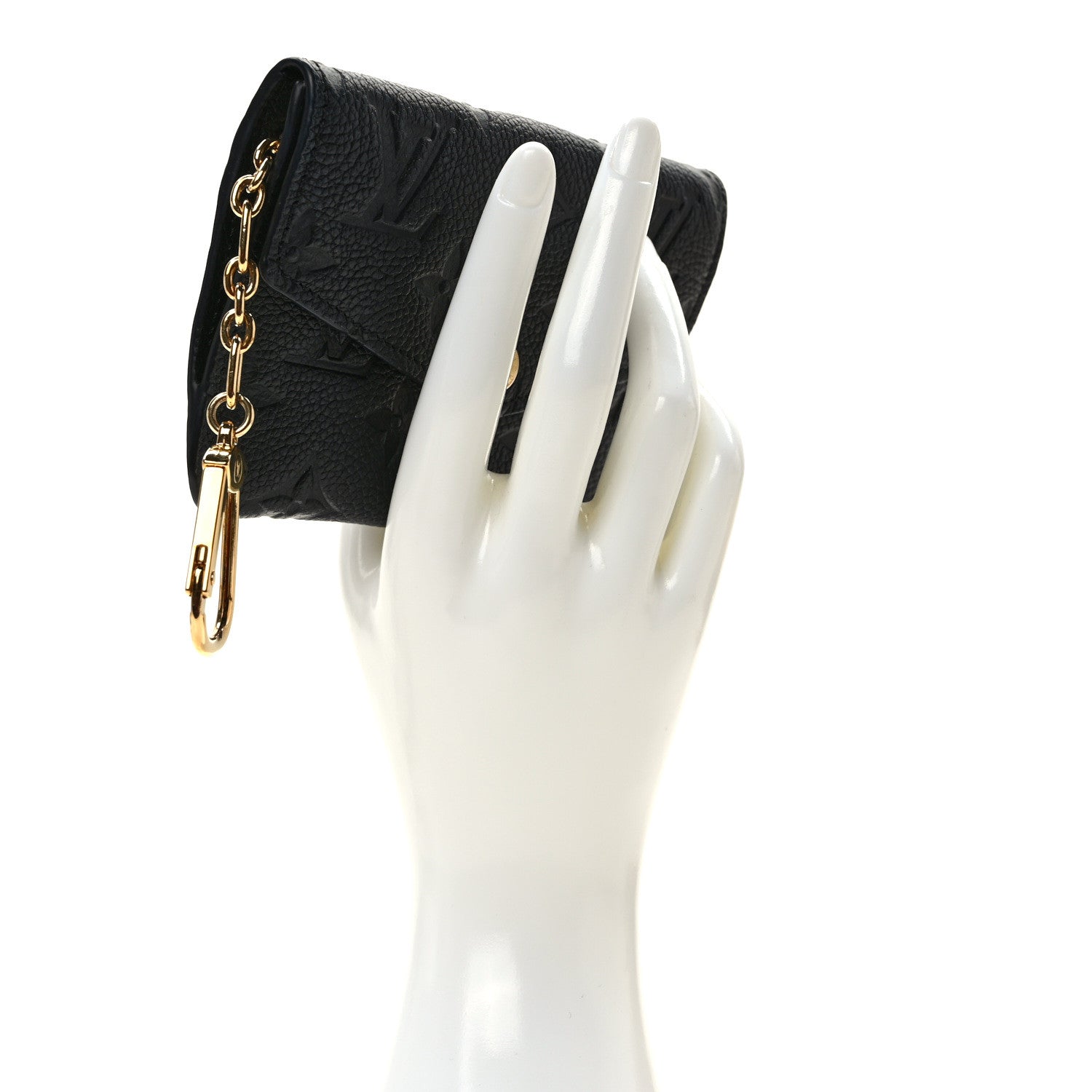 Louis Vuitton Empreinte Key Pouch Black 2 of 8
