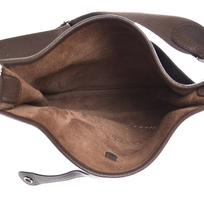 Hermes Taurillon Clemence Evelyne III PM Chocolate 5 of 11