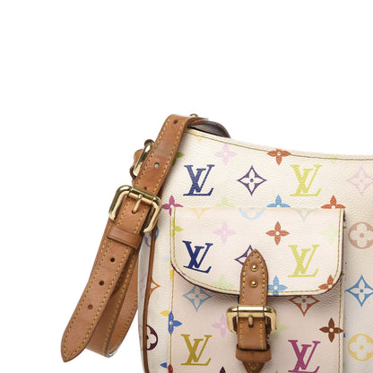 Louis Vuitton Monogram Multicolor Lodge GM White 9 of 10