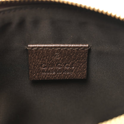 Gucci GG Supreme Monogram Textured Calfskin Web Medium Ophidia Cosmetic Case Beige Ebony New Acero 6 of 7