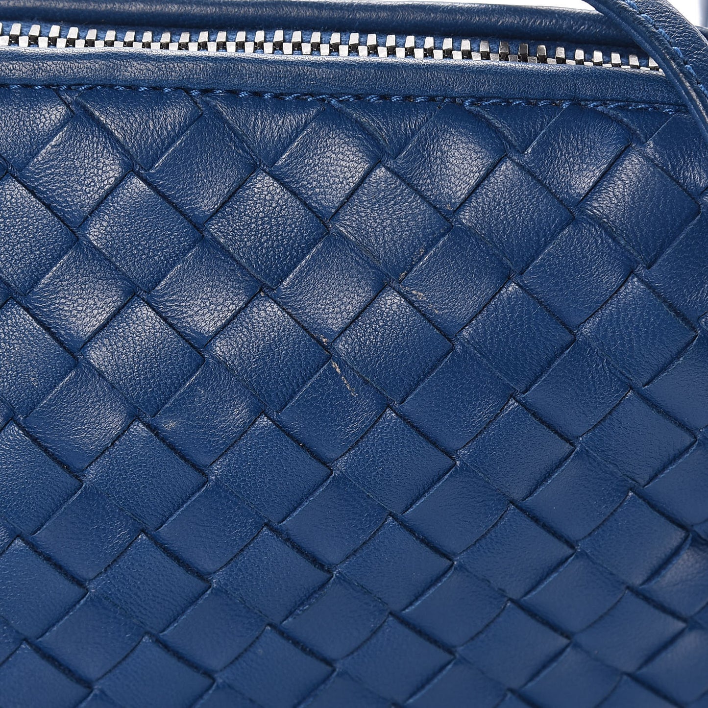 Nappa Intrecciato Pillow Crossbody Messenger Bleuette